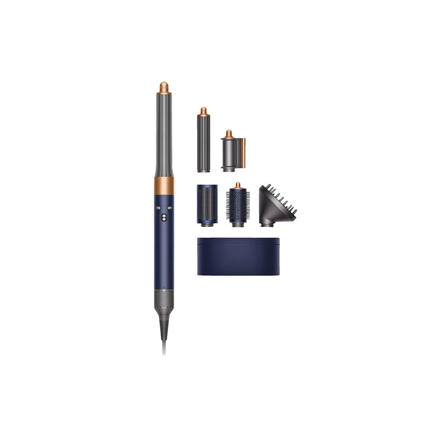 حالت‌دهنده مو دایسون مدل HS05 Long blue/Copper برس حرارتی