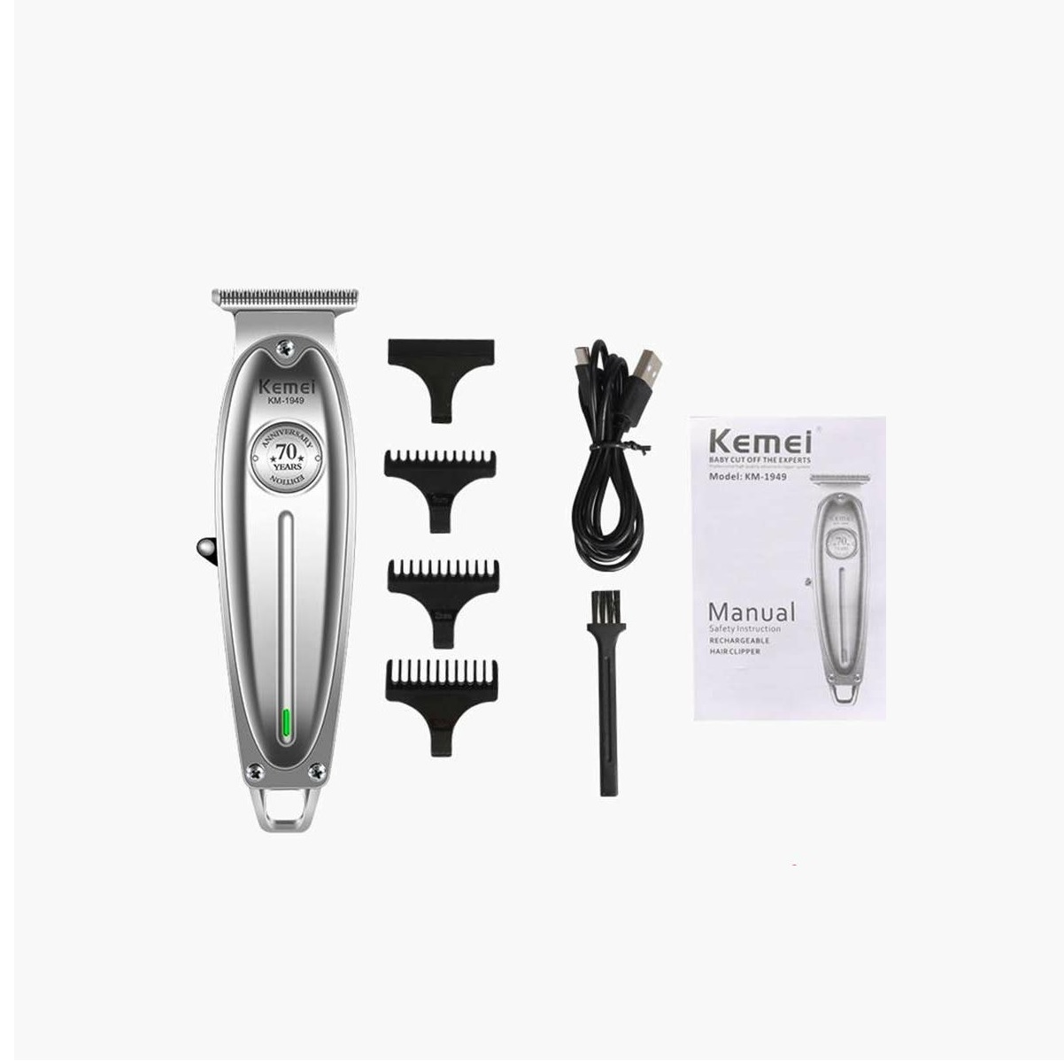 ماشین اصلاح حرفه‌ای کیمی مدل KM-1949 اپیلاتور، اصلاح بدن و لیزر خانگی