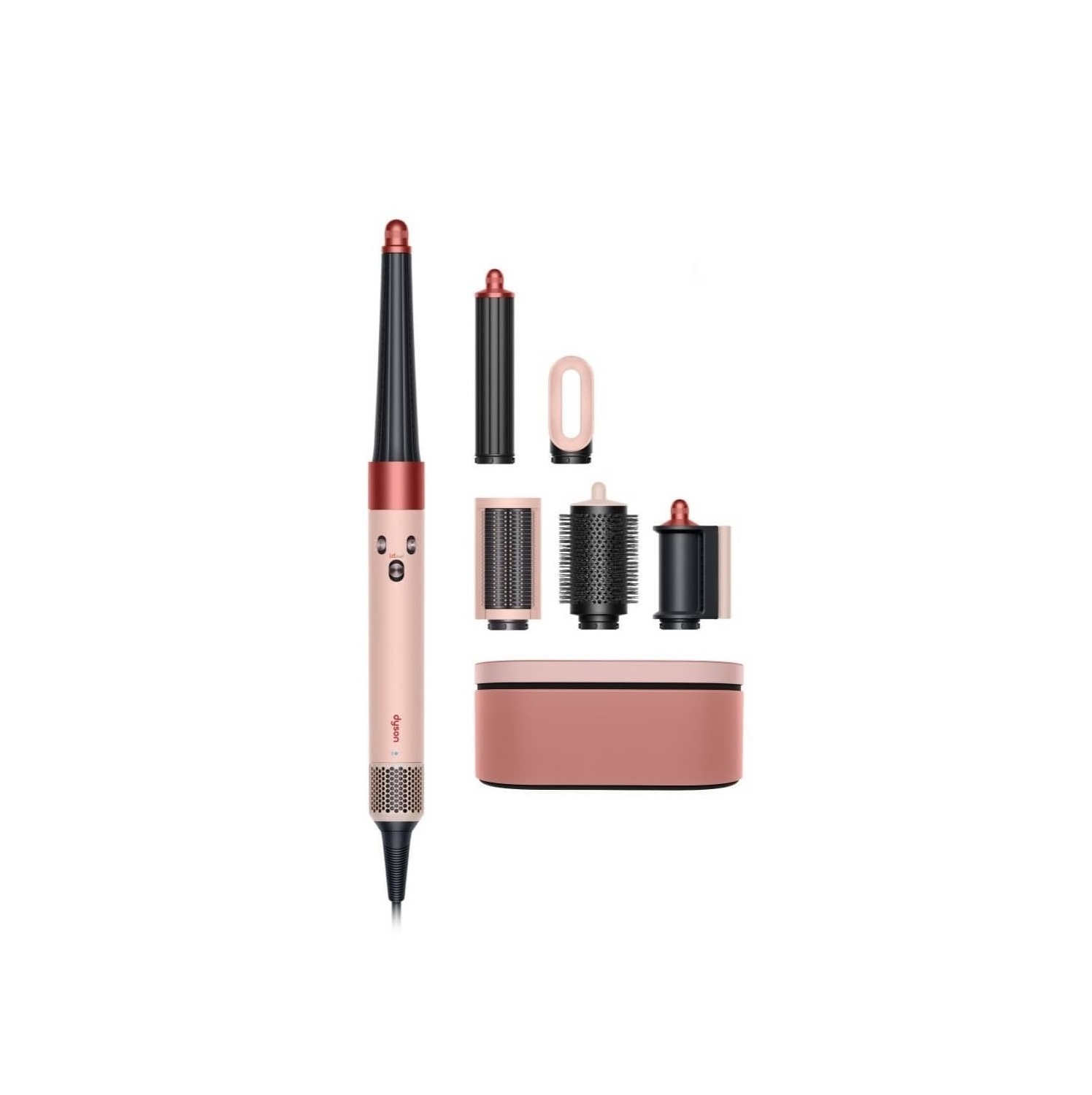 سشوار چندکاره دایسون مدل i.d. Sakura/Pink hs08 اتو مو و حالت دهنده