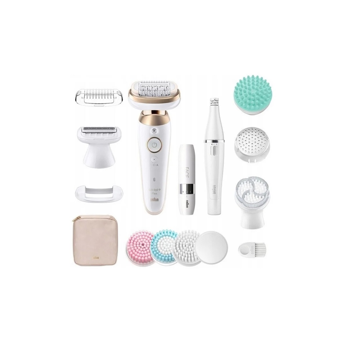 اپیلاتور براون مدل SEs9-681 3D اپیلاتور، اصلاح بدن و لیزر خانگی